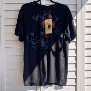 ELGENERAL Los Angeles black t-shirt Western-style apparel/cowboy attire/ L NWT